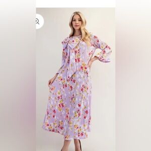 Floral Lavender Dress